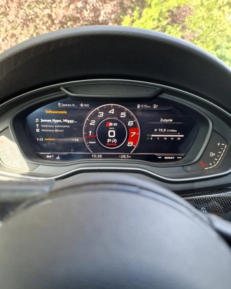 Audi S5 cena 223999 przebieg: 130000, rok produkcji 2017 z Wałbrzych małe 92